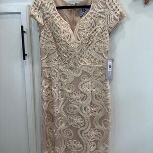 JS Collections Size 10 Mauve Dress